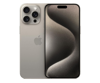 Smartfon odnowiony Apple iPhone 15 Pro Max 256GB Tytan Naturalny (nSIM+eSIM) (CPO)